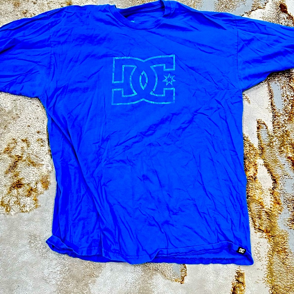 DC Blue T- Shirt Adult Men's XL Vintage